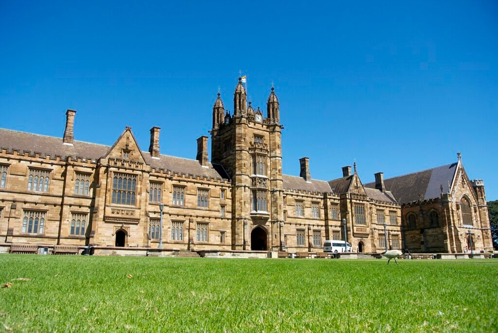 The Main Quadrangle building at the University of Sydney in Australia