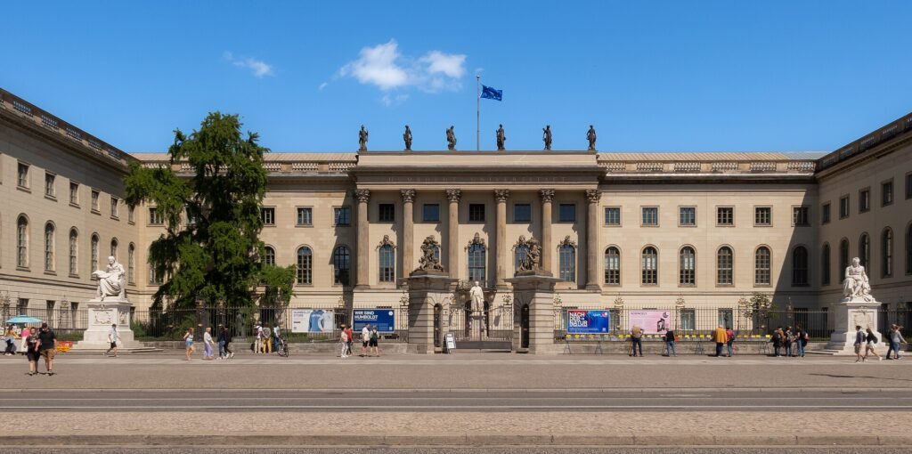 Main building of Humboldt University of Berlin in Germany