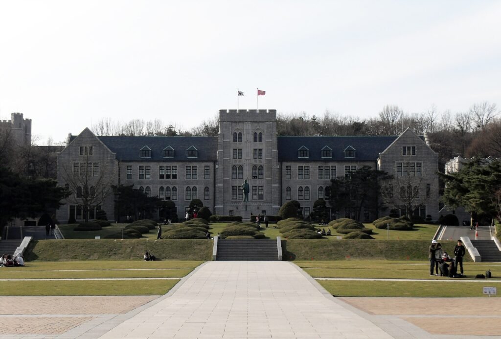 The Main Hall of Korea University in Seoul, South Korea