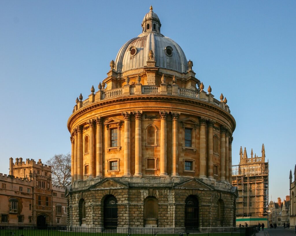 The Radcliffe Camera at the University of Oxford in evening light